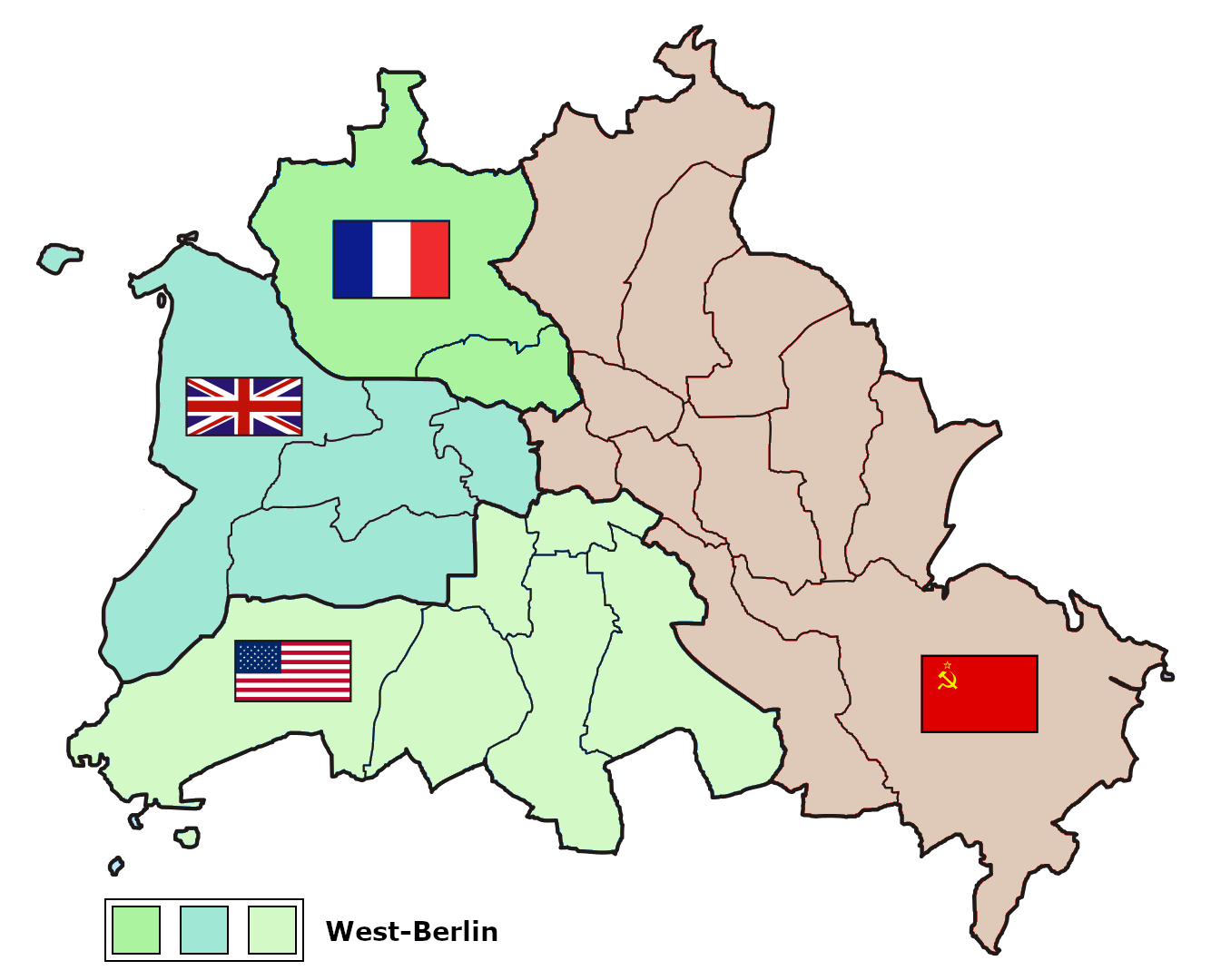 West-Berlin, Ost-Berlin