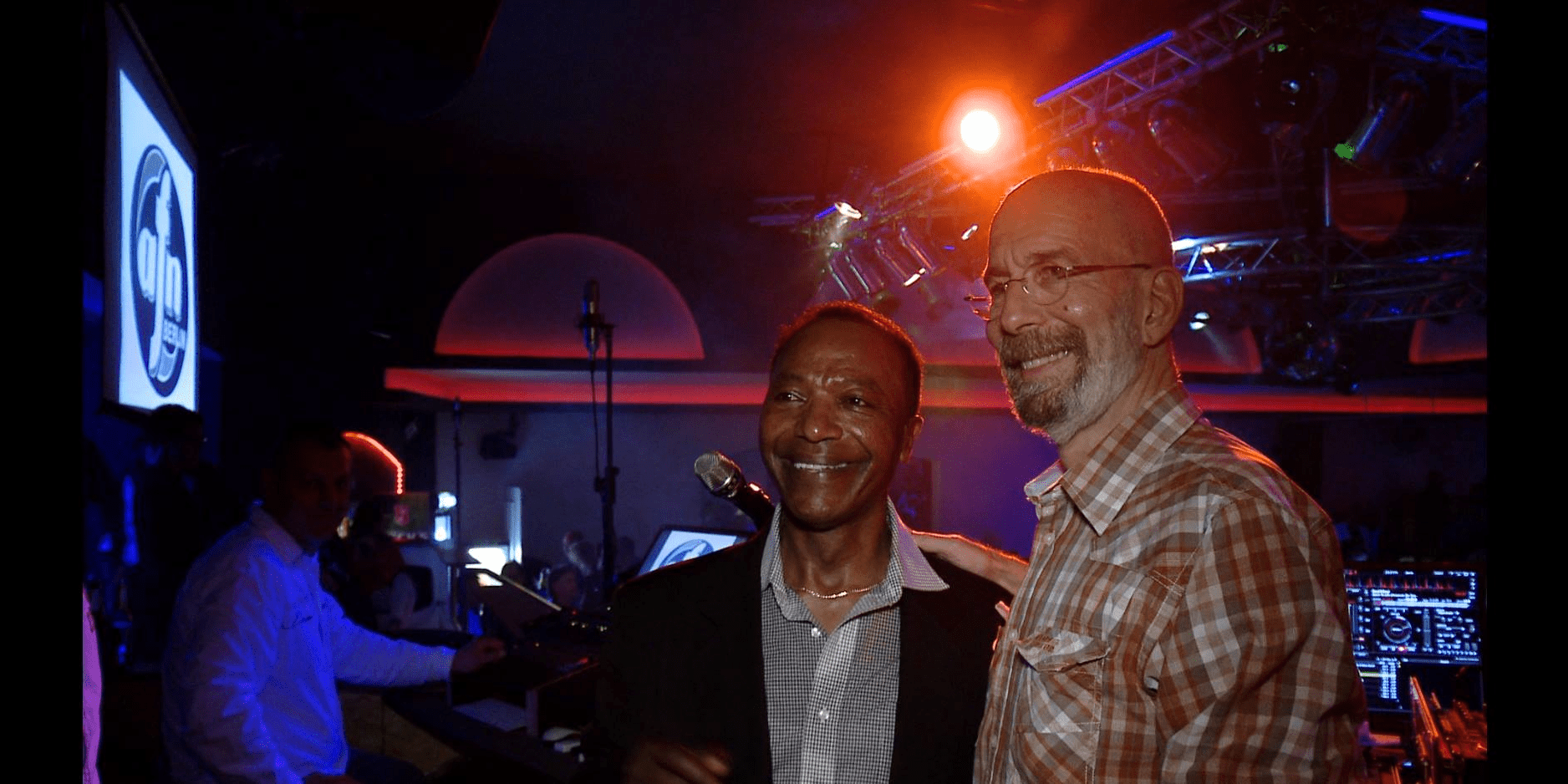 Dan Simmons und Rik De Lisle on stage (22.03.2014). Event by Soul-Jazz.de - Dr. Nikolaus Andre.