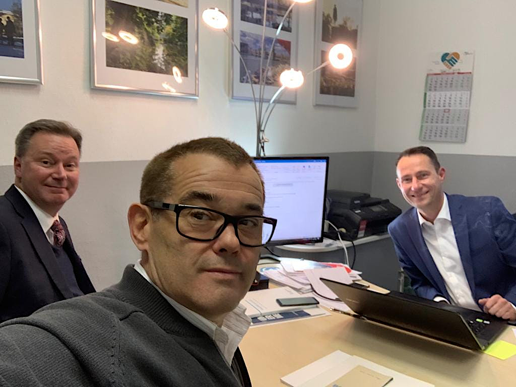 Head of Management Avocons Croatia, Dr. Nikolaus Andre,
Roberto Spaija, Andre Voltz - Geschäftsführer Avocons GmbH