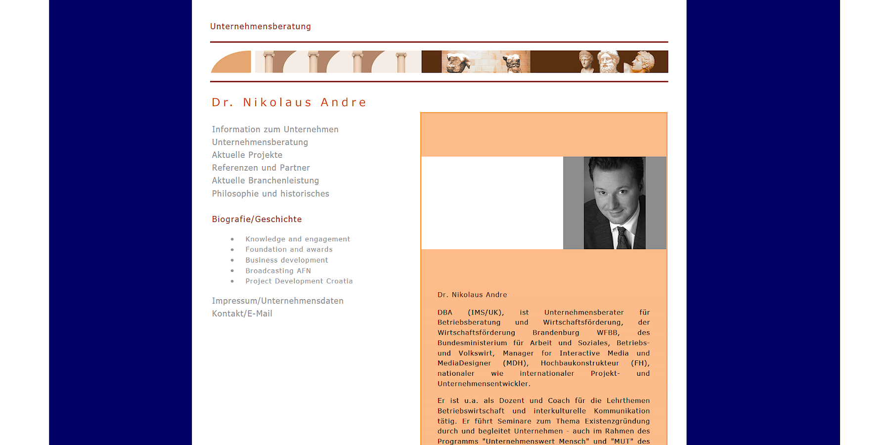 media is online - Unternehmensberatung und Agentur Dr. Nikolaus Andre