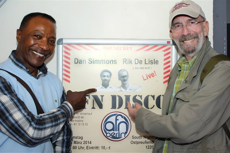 Dan Simmons und Rik De Lisle am 22.03.2014,
South Nightlife Club Berlin, Event by Soul-Jazz.de/Dr. Nikolaus Andre
Fotografie: Frank Bruski