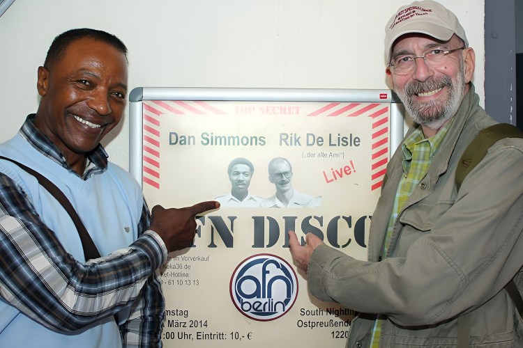 Dan Simmons und Rik De Lisle am 22.03.2014,
South Nightlife Club Berlin, Event by Soul-Jazz.de/Dr. Nikolaus Andre
Fotografie: Frank Bruski